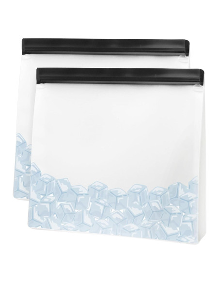 Bolsas de Almacenamiento de Hielo Reutilizables OGGI - 2 Piezas 28x25.4 cm