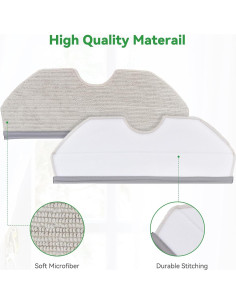 Paños de Mopa Reutilizables Sgizoku para Aspiradora Narwal Freo X Plus - 6 Piezas 2