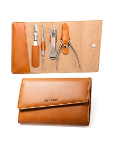 Juego de Manicura 4 Piezas MR.GREEN Acero Inoxidable Profesional