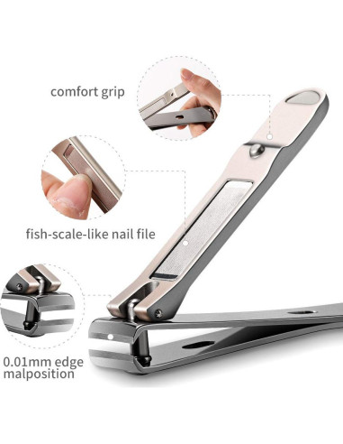 Juego de Manicura 4 Piezas MR.GREEN Acero Inoxidable Profesional