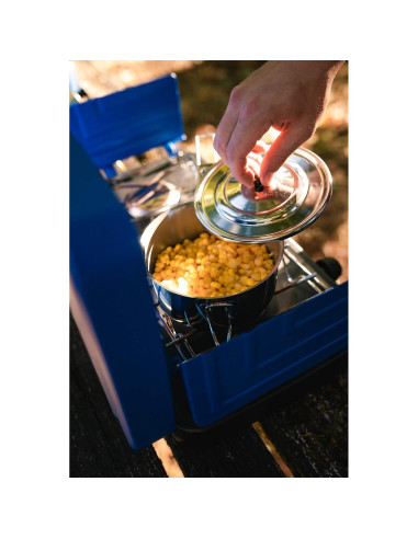 Olla de Cocina de Acero Inoxidable Stansport 1 Litro