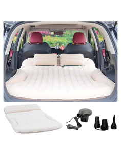 Colchón de Aire SUV KMZ Doble Cara con 2 Almohadas y Bomba