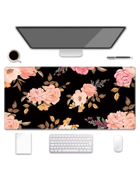 Alfombrilla de Ratón Gaming Grande Pemlari Rosa 90x40 cm Antideslizante