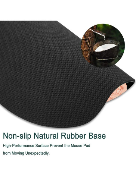 Alfombrilla de Ratón Gaming Grande Pemlari Rosa 90x40 cm Antideslizante