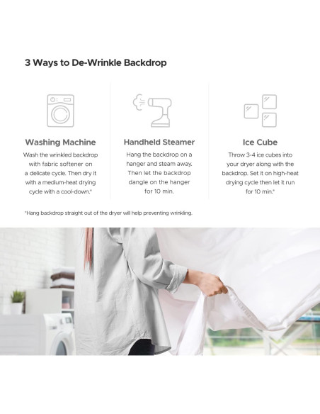 Pantalla de Fondo Gris LimoStudio 2.74 x 3.96 m 150 GSM