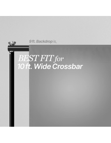 Pantalla de Fondo Gris LimoStudio 2.74 x 3.96 m 150 GSM