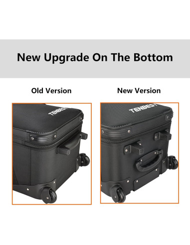 Bolsa Rodante para Cámara TENBEST 100cm con Ruedas y Divisores