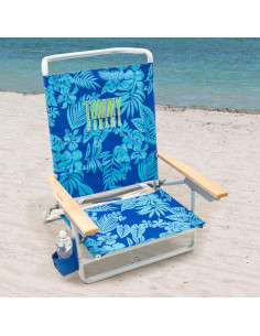 Silla de Playa Tommy Bahama 5 Posiciones con Portavasos 2