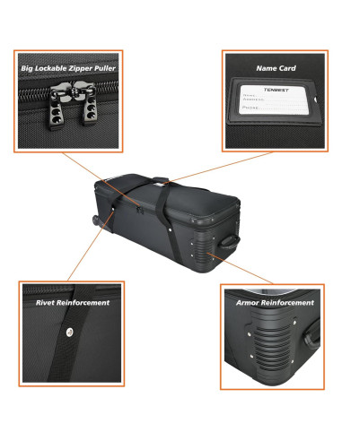 Bolsa Rodante para Cámara TENBEST 100cm con Ruedas y Divisores