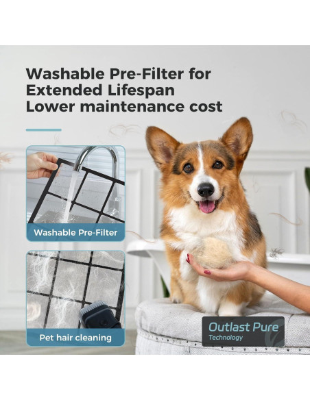 Purificador de Aire AROEVE MK07 Negro para Habitaciones hasta 139 m