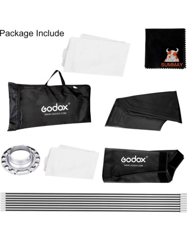 Softbox Octagonal Godox 95cm Montaje Bowens para Fotografía