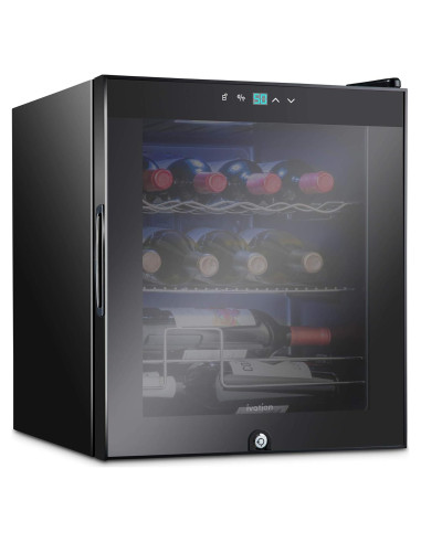 Enfriador de Vino Ivation 12 Botellas Compresor Digital 5-18C