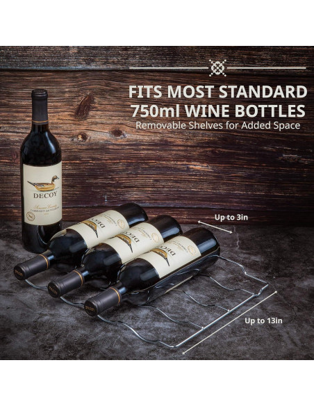 Enfriador de Vino Ivation 12 Botellas Compresor Digital 5-18C