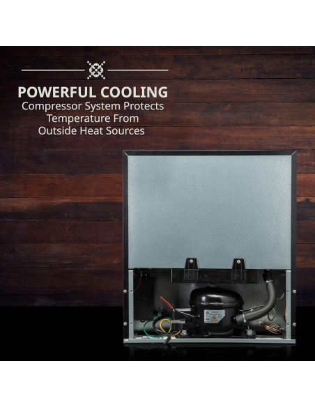 Enfriador de Vino Ivation 12 Botellas Compresor Digital 5-18C