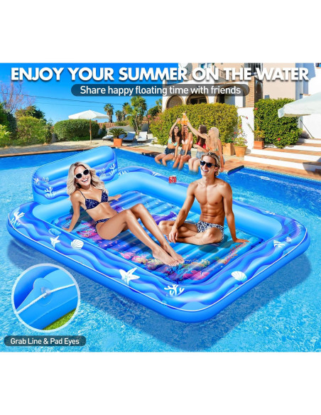 Piscina Inflable Sinbyuer para 2 Personas 205x152 cm Azul