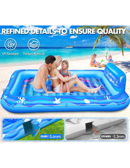 Piscina Inflable Sinbyuer para 2 Personas 205x152 cm Azul