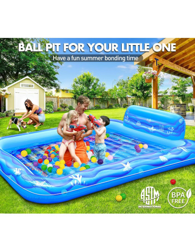 Piscina Inflable Sinbyuer para 2 Personas 205x152 cm Azul