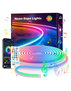 Luces de Neón LED LAFULIT 3m con Control Remoto y App