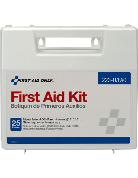 Kit de Primeros Auxilios First Aid Only 223-U para 25 Personas