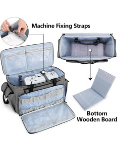 Funda Universal CURMIO para Máquina de Coser y Bordar Gris 2