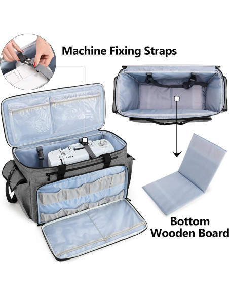 Funda Universal CURMIO para Máquina de Coser y Bordar Gris