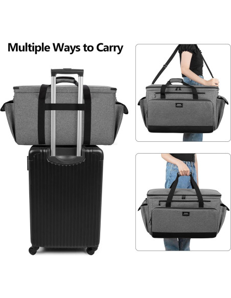 Funda Universal CURMIO para Máquina de Coser y Bordar Gris