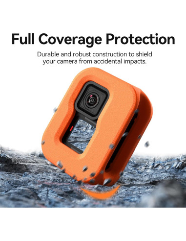 Funda Flotante TELESIN para GoPro Hero 9/10/11/12/13 Negra