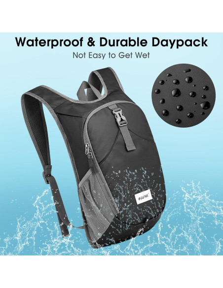 Mochila de Senderismo Plegable G4Free 10L Resistente al Agua