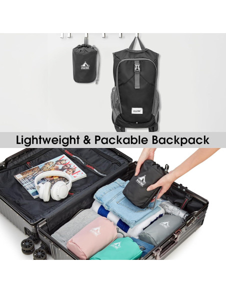 Mochila de Senderismo Plegable G4Free 10L Resistente al Agua