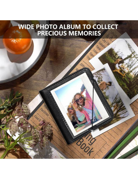 Funda de Cuero Retro WOGOZAN para Fujifilm Instax Wide EVO