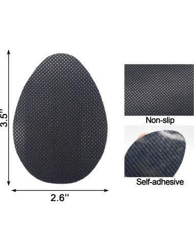 Almohadillas Antideslizantes Quacc para Zapatos - 6 Pares