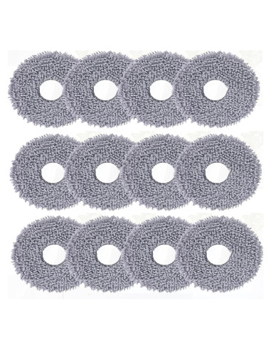 Paños de Microfibra para Roborock Q Revo - 12 Piezas