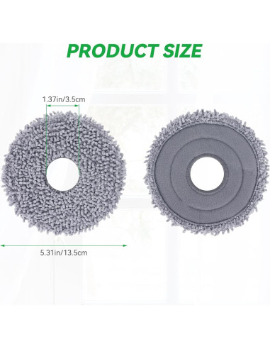 Paños de Microfibra para Roborock Q Revo - 12 Piezas