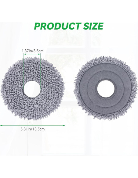 Paños de Microfibra para Roborock Q Revo - 12 Piezas