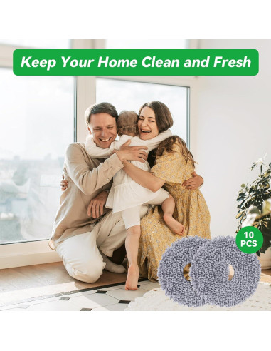 Paños de Microfibra para Roborock Q Revo - 12 Piezas