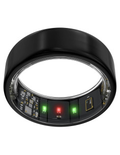 Anillo Inteligente Vic Negro Talla 7 - Seguimiento Salud