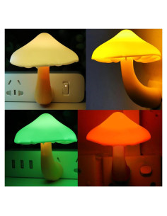 Luz Nocturna Enchufable AUSAYE 4 Pack LED Multicolor