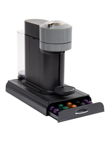 Organizador de Cápsulas Nespresso Mind Reader Negro 50 Cáp.
