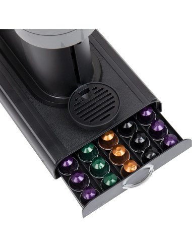 Organizador de Cápsulas Nespresso Mind Reader Negro 50 Cáp.