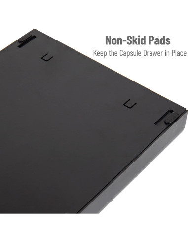 Organizador de Cápsulas Nespresso Mind Reader Negro 50 Cáp.