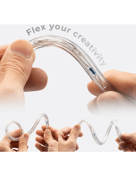 Cinta de Luz LED 6.1m WYZworks Impermeable Blanco Cálido