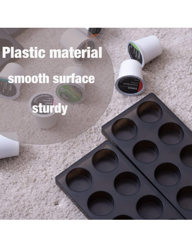 Organizador de Cápsulas de Café Wobivcs para Cajón 20 Cápsulas