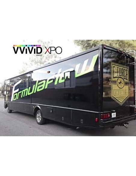 Vinilo Automotriz Gloss Negro VViViD 30.48x152.4cm con Kit 3M