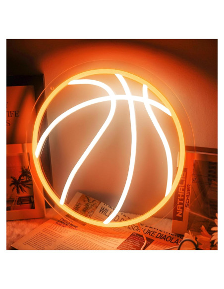 Luz de Neón Baloncesto HancraStore 32cm Regulable USB