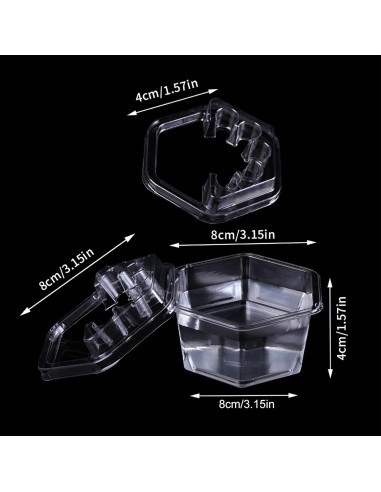 20 Tazas de Colmena Desechables Willaudy para Tatuaje