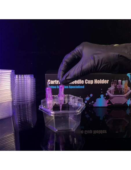 20 Tazas de Colmena Desechables Willaudy para Tatuaje