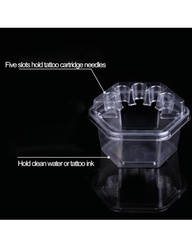 20 Tazas de Colmena Desechables Willaudy para Tatuaje