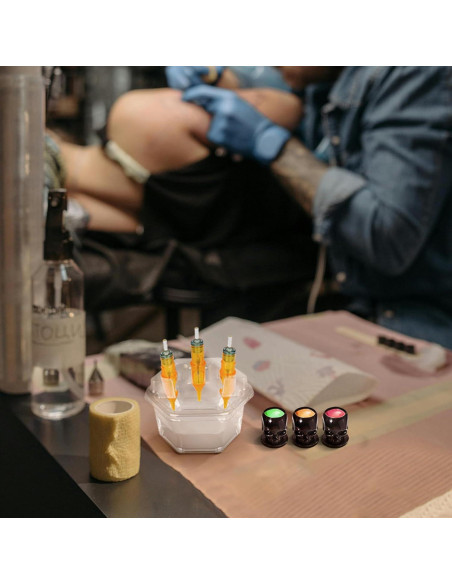 20 Tazas de Colmena Desechables Willaudy para Tatuaje