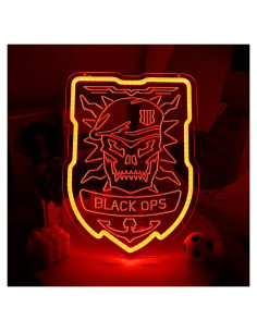 Señal Neón LED Llamada Duty lmprintNook 28x38 cm Rojo