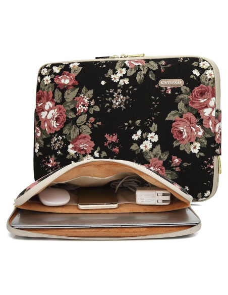 Funda para Laptop KAYOND 11.6" Impermeable Negro/Rosa